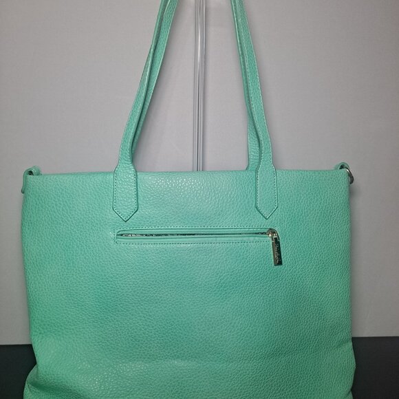 Share Pink Haley Lavendar Tote Bag with floral pattern - Picture 2 of 7